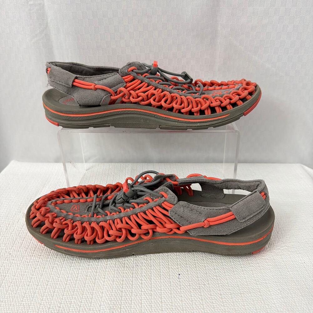Keen Uneek Sandals Womens Size 9 Pink Gray Cord Comfort - Picture 9 of 10